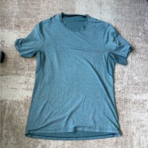 Lululemon Heathered Teal Men's Crew Neck Tee